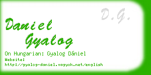 daniel gyalog business card