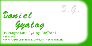 daniel gyalog business card